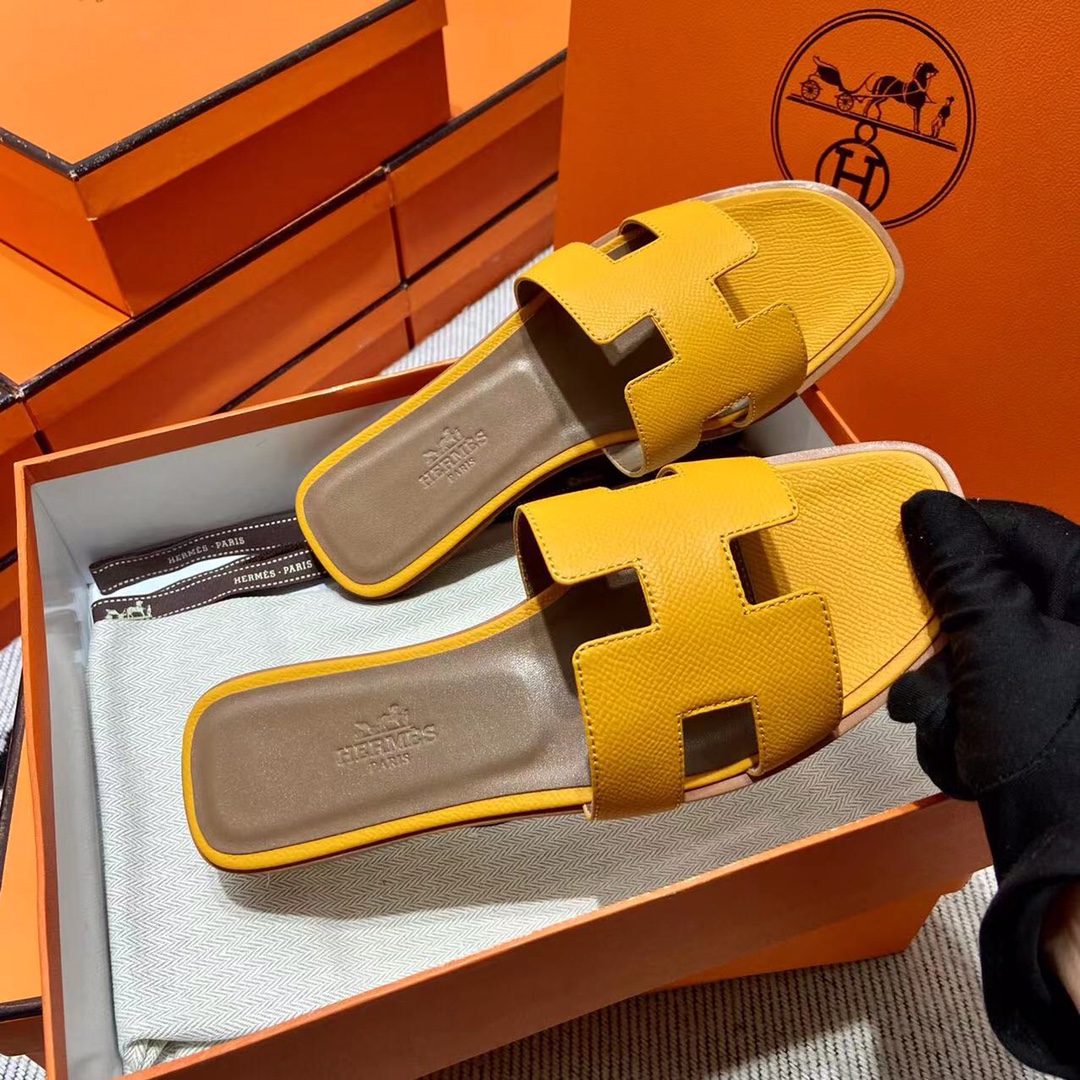 에르메스 올수공 오란 슬리퍼 샌들 앱송 19